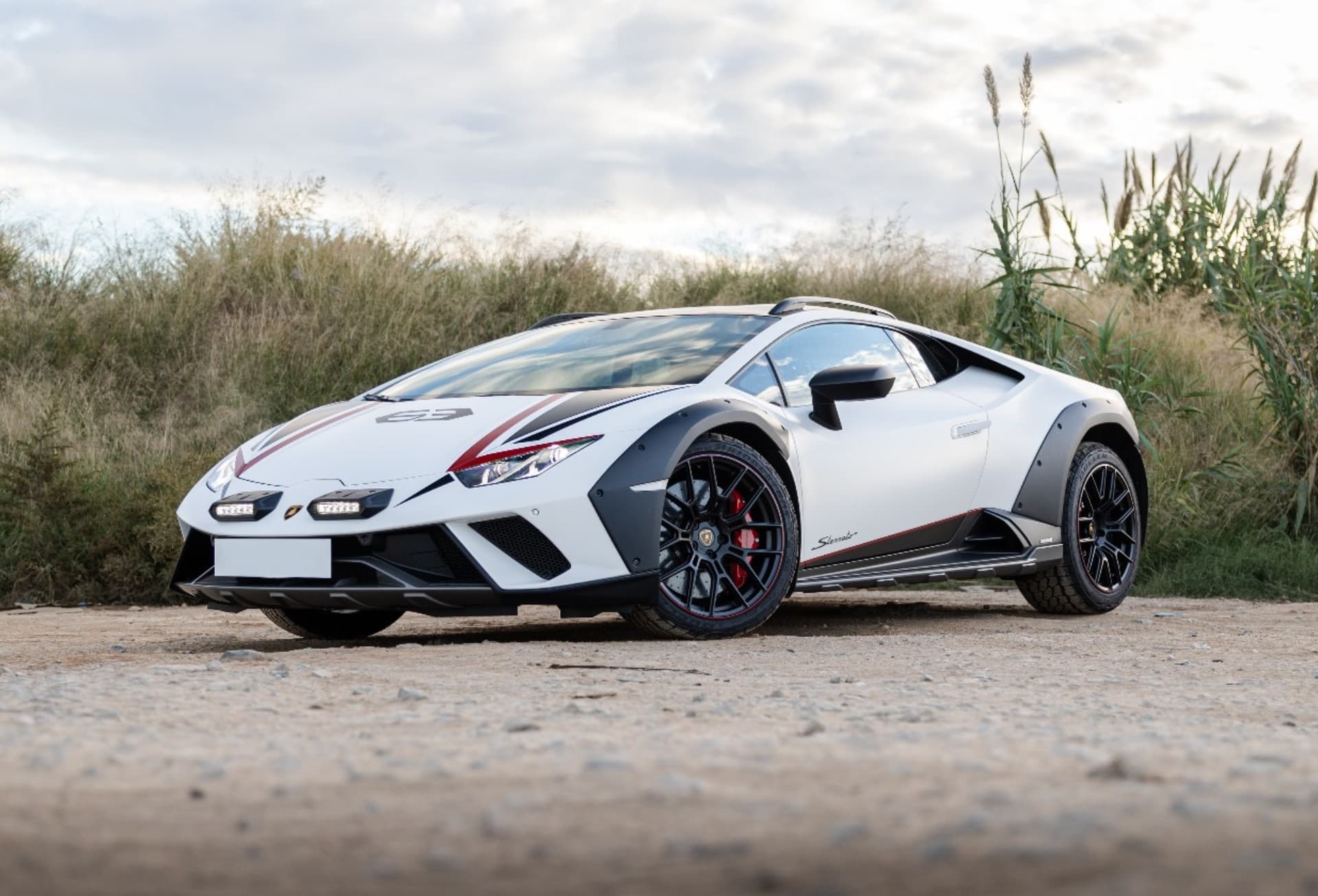 Lamborghini Sterrato front view - luxury car rental Algarve Lisbon Portugal