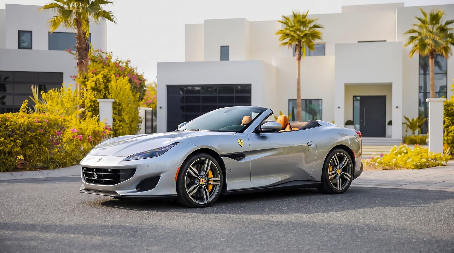 Ferrari Portofino - luxury car rental Algarve Lisbon Portugal