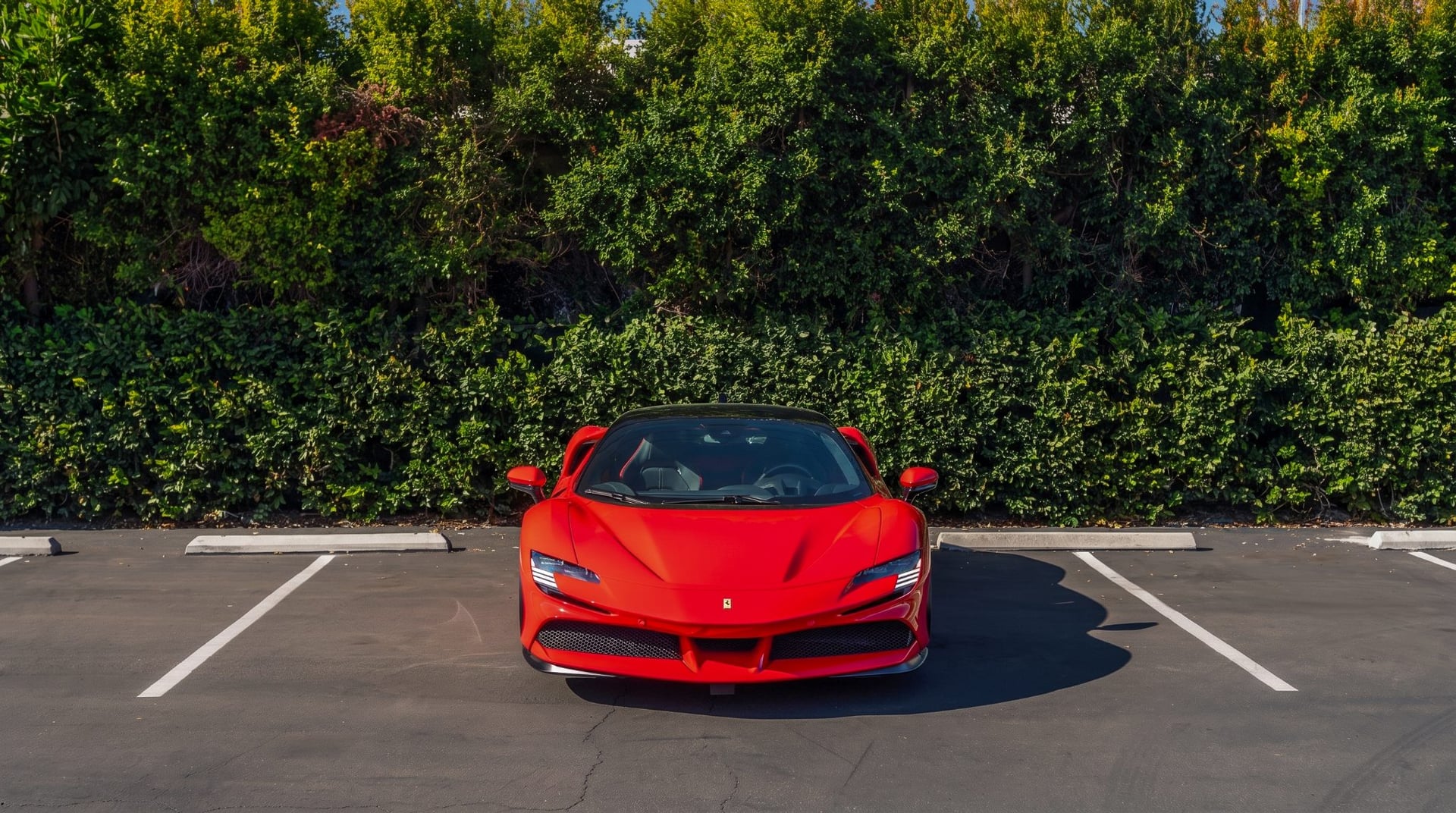 Ferrari SF90 Stradale for rent in Portugal - luxury car rental Algarve Lisbon