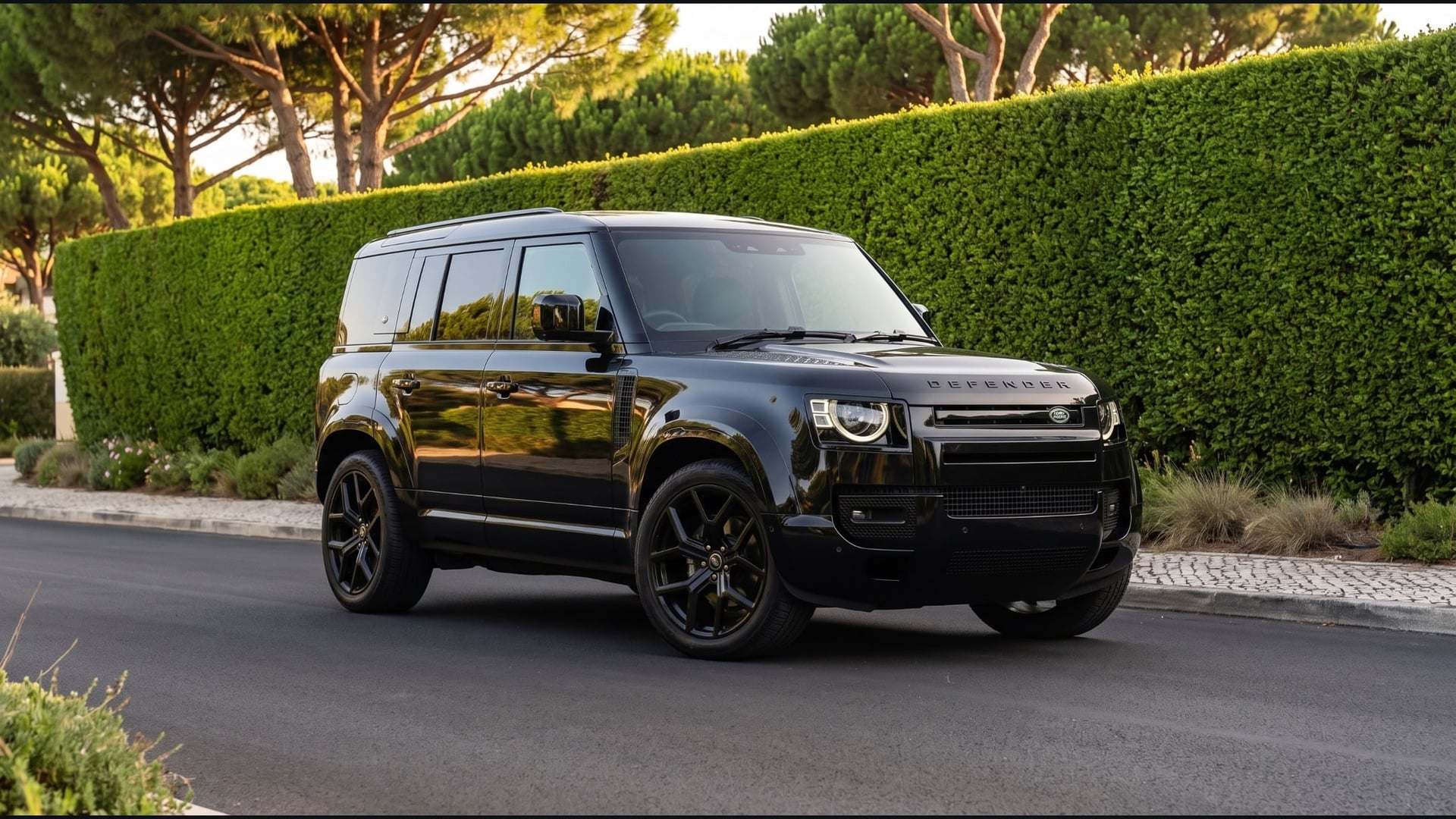 Land Rover Defender 110 for rent in Portugal - luxury car rental Algarve Lisbon