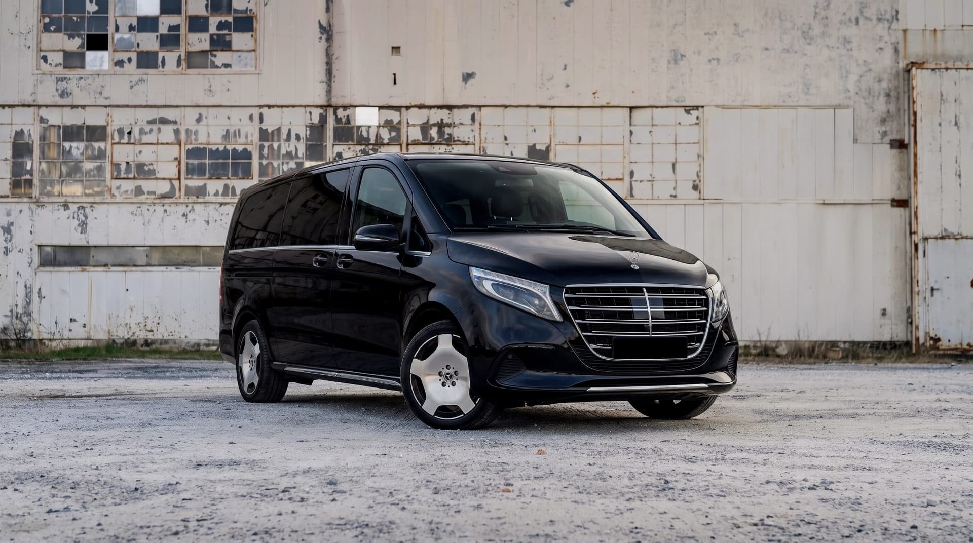 Mercedes V class - luxury car rental Algarve Lisbon Portugal